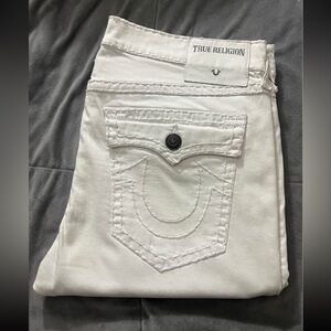 True Religion Men’s Classic White Jeans